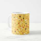 Abstract patroon koffiemok (Voorkant links)