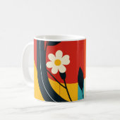 abstract patroon koffiemok (Voorkant links)
