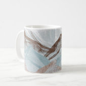 Abstract patroon koffiemok (Voorkant links)