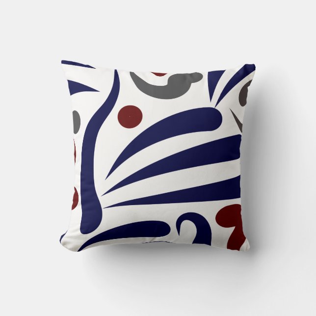  abstract patroon kussen (Voorkant)