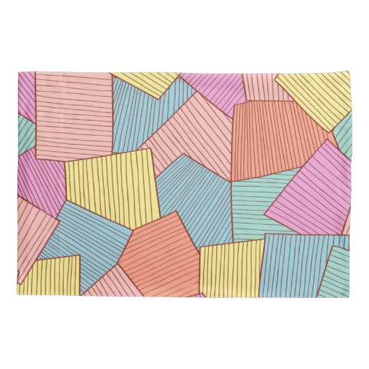 Abstract patroon kussensloop (Achterkant)