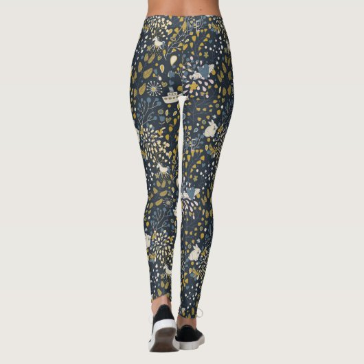 Abstract  patroon leggings (Achterkant)