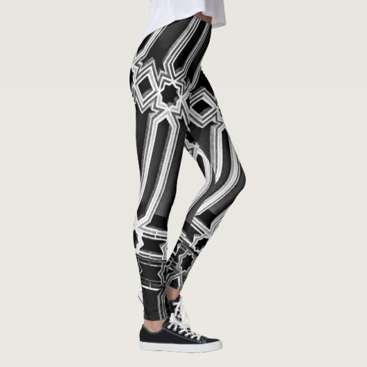 Abstract patroon leggings (Rechts)