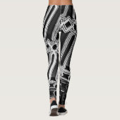 Abstract patroon leggings (Achterkant)