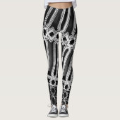 Abstract patroon leggings (Voorkant)