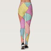 Abstract patroon leggings (Achterkant)