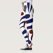 abstract patroon leggings (Links)