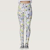 Abstract patroon leggings (Voorkant)