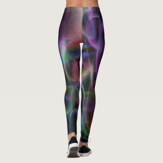 Abstract patroon leggings (Achterkant)