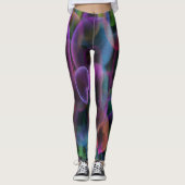Abstract patroon leggings (Voorkant)