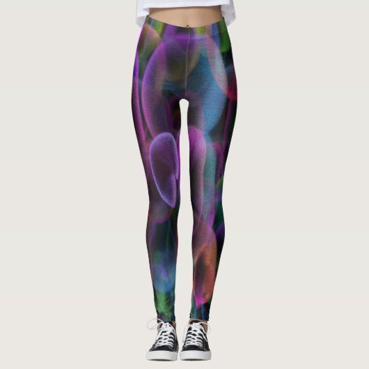 Abstract patroon leggings (Voorkant)
