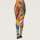 Abstract patroon leggings (Achterkant)