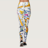 Abstract patroon leggings (Achterkant)