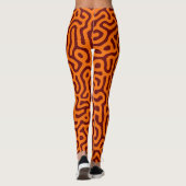 Abstract patroon leggings (Achterkant)