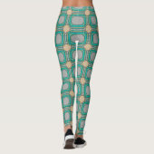 abstract patroon leggings (Achterkant)