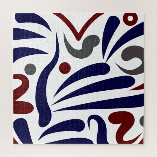 abstract patroon legpuzzel (Verticaal)