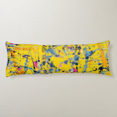 Abstract patroon lichaamskussen (Achterkant)