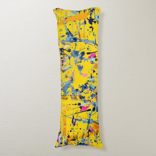 Abstract patroon lichaamskussen (Voorkant Verticaal)