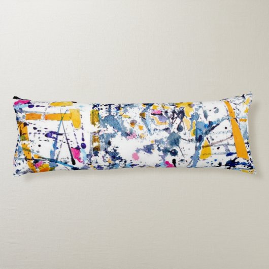 Abstract patroon lichaamskussen (Achterkant)