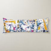 Abstract patroon lichaamskussen (Voorkant)