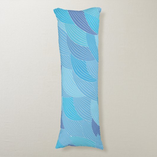 Abstract patroon lichaamskussen (Voorkant Verticaal)