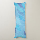 Abstract patroon lichaamskussen (Achterkant (Verticaal))