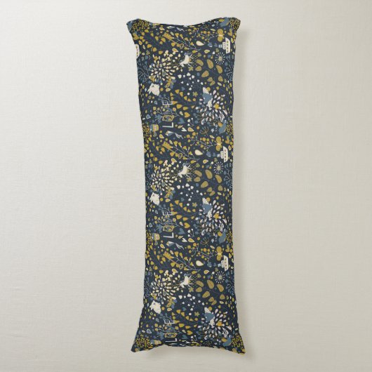 Abstract patroon lichaamskussen (Voorkant Verticaal)