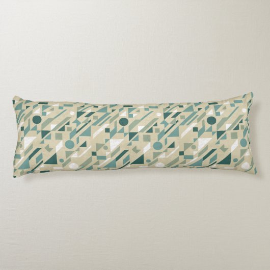 Abstract patroon lichaamskussen (Achterkant)