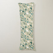 Abstract patroon lichaamskussen (Voorkant Verticaal)