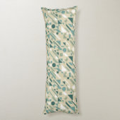 Abstract patroon lichaamskussen (Achterkant (Verticaal))