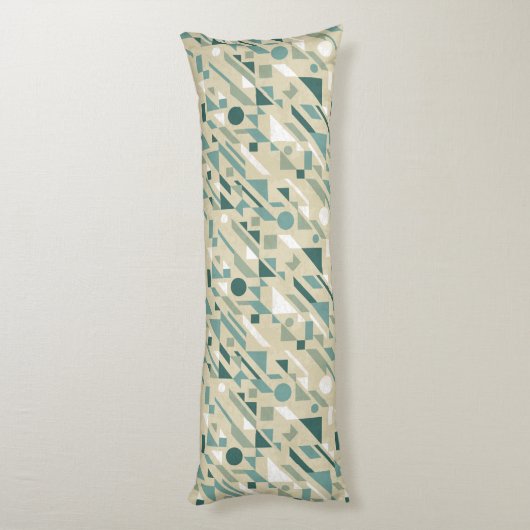 Abstract patroon lichaamskussen (Achterkant (Verticaal))