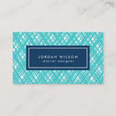 Abstract patroon lijn lijnen omlijnen visitekaartje (Voorkant)