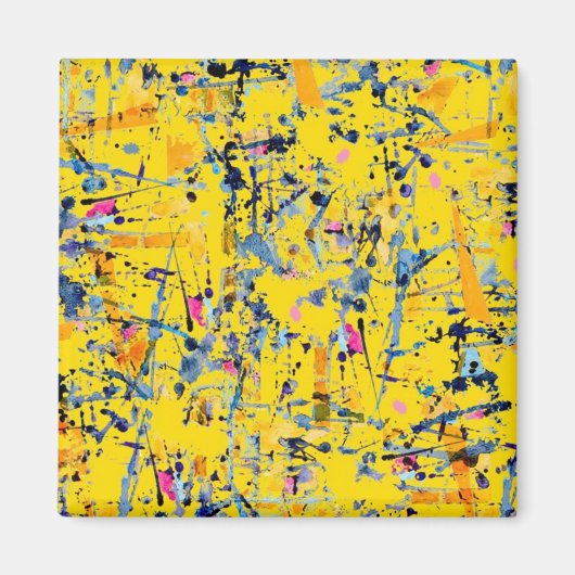 Abstract patroon magneet (Voorkant)
