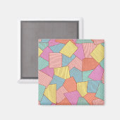 Abstract patroon magneet (Voorkant / Achterkant)
