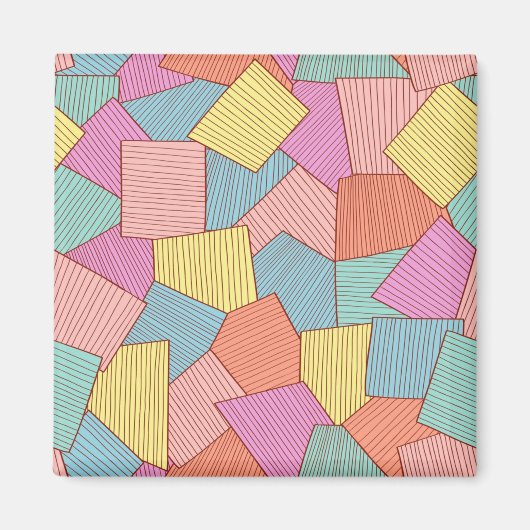 Abstract patroon magneet (Voorkant)