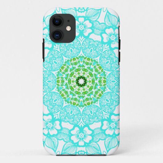 Abstract patroon mandala iphone 5 hoesjes (Achterkant)