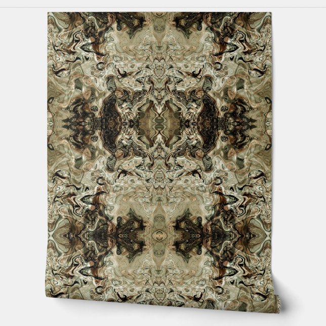 Abstract Patroon Marmeren Steen Behang (Afrollen)