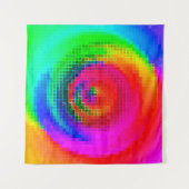 abstract patroon, meerkleurig geometrisch behang wandkleed (Voorkant (horizontaal))