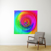 abstract patroon, meerkleurig geometrisch behang wandkleed (In situ)