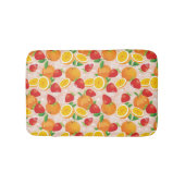 Abstract patroon met aardbei badmat (Voorkant)