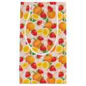 Abstract patroon met aardbei klein cadeauzakje (Voorkant)