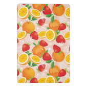 Abstract patroon met aardbei mini klembord (Achterkant)