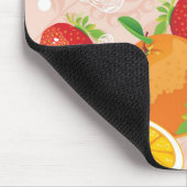 Abstract patroon met aardbei muismat (Hoek)