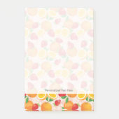 Abstract patroon met aardbei post-it® notes (Voorkant)