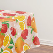 Abstract patroon met aardbei tafelkleed (Voorbeeld)