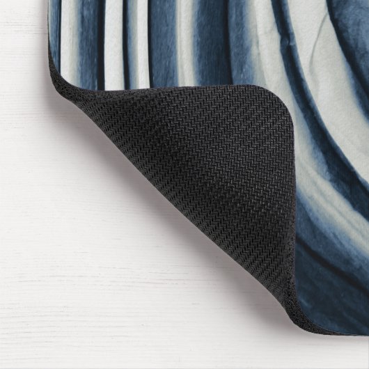 Abstract patroon met blauwtint muismat (Hoek)