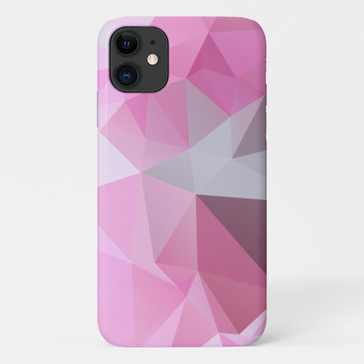Abstract patroon met Chilly Pink Pyramid Case-Mate iPhone Case (Achterkant)