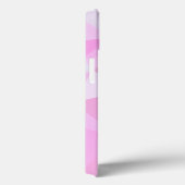 Abstract patroon met Chilly Pink Pyramid Case-Mate iPhone Case (Achterkant / Rechts)