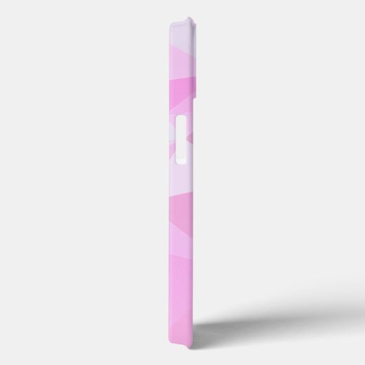 Abstract patroon met Chilly Pink Pyramid Case-Mate iPhone Case (Achterkant / Rechts)