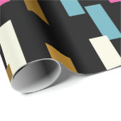 Abstract patroon met gestructureerde geometrische  cadeaupapier (Rol Hoek)